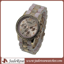 Fashion Multi Color Strap Quartz Ladies Silicone Geneva Watch